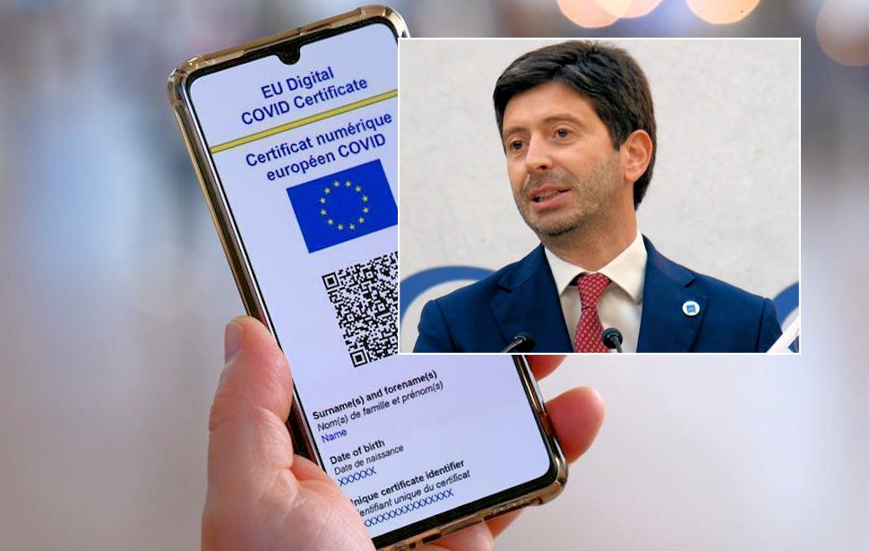 Stop al Green Pass a fine mese, Speranza ci pensa "valutiamo passo dopo passo" 59 Speranza Green Pass 2