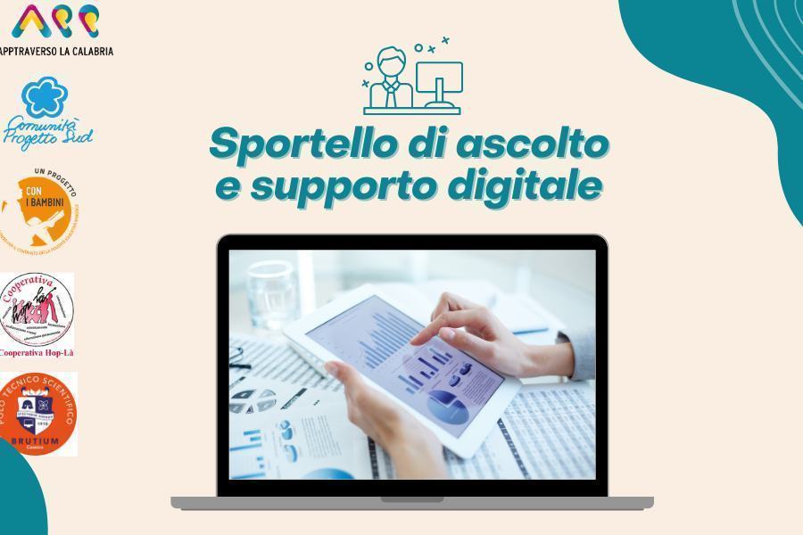 Cosenza: AppTraverso la Calabria, attivati 4 laboratori in dad 80 Sportello di ascolto e supporto digitale 1
