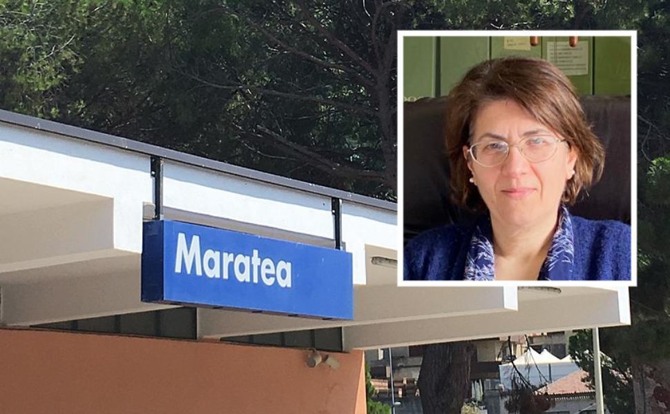Stazione Maratea senatrice Abate su frecciargento