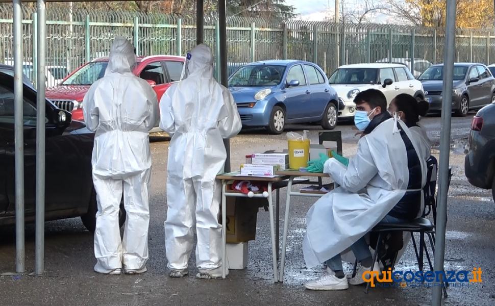 Tamponi drive in cosenza via stadi