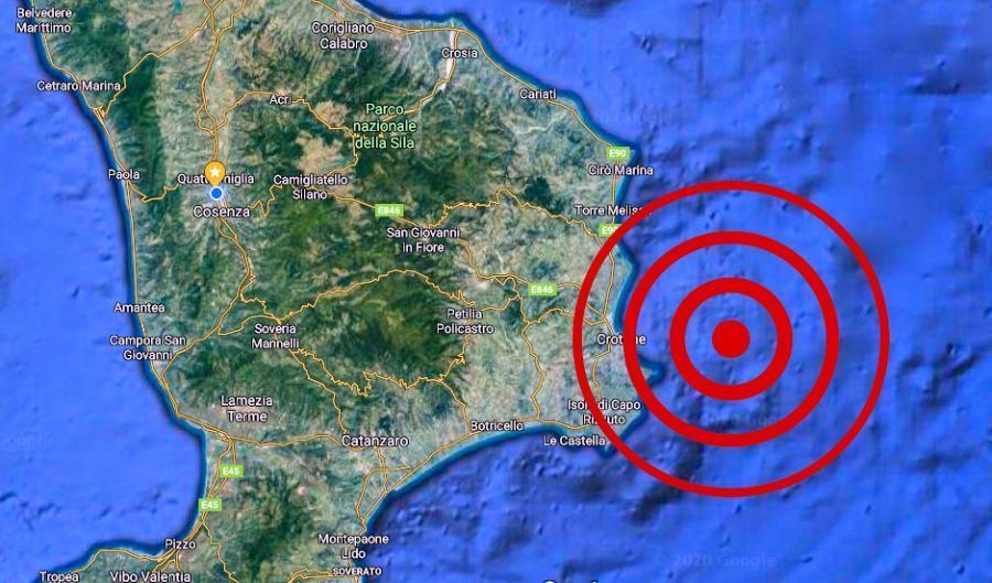 Scossa di terremoto di magnitudo 3.5 nello Ionio a largo di Crotone 51 Terremoto Crotone 6