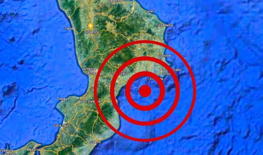 Terremoto Ionio Cosentino