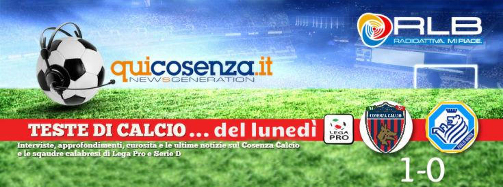 Teste di Calcio del lunedi 1