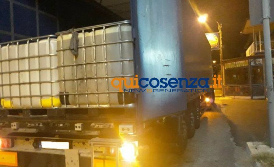 Tir gasolio contrabbando finanza
