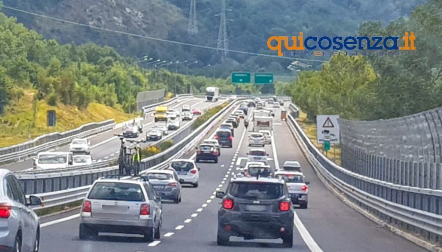 Controesodo, week end da bollino rosso su strade a autostrade. Anche in Calabria 53 Traffico Autostrada A2 del Mediterraneo 1