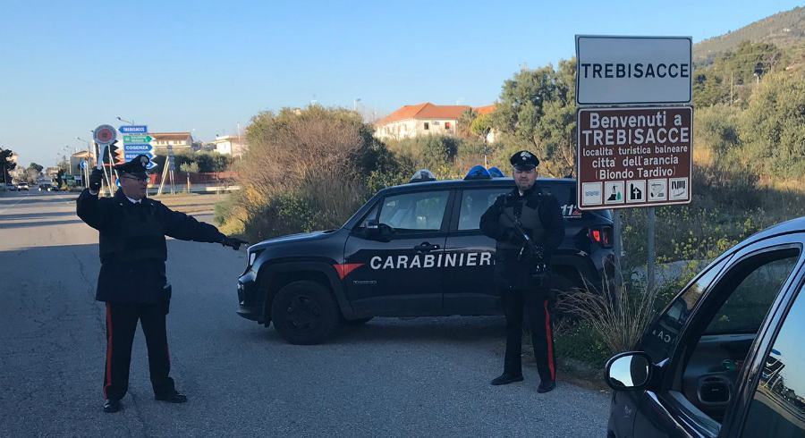 Trebisacce carabinieri