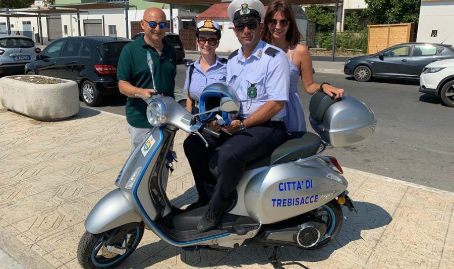 Trebisacce moto elettriche vigili urbani