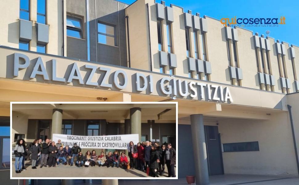 Calabria, tirocinanti ministeriali: grazie ad Occhiuto siamo fuori dal precariato 51 Tribunale di Castrovillari tirocinanti