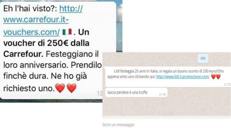 Truffa LIDL E CARREF ok
