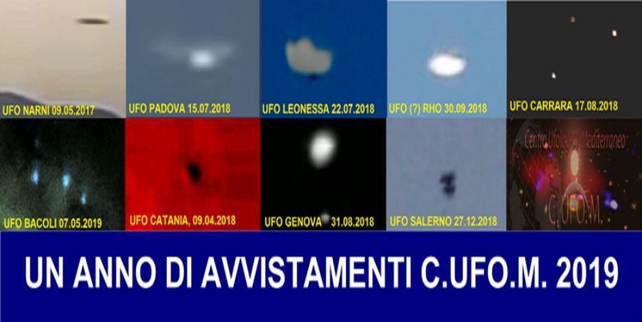 UN ANNO DI AVVISTAMENTI UFO C