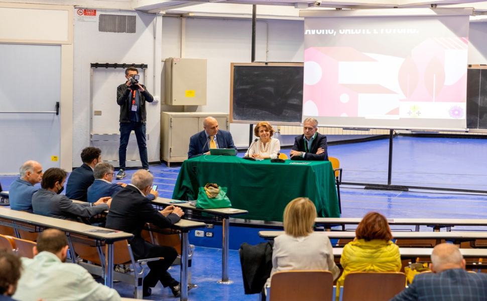 Un momento del focus sul vino allUnical