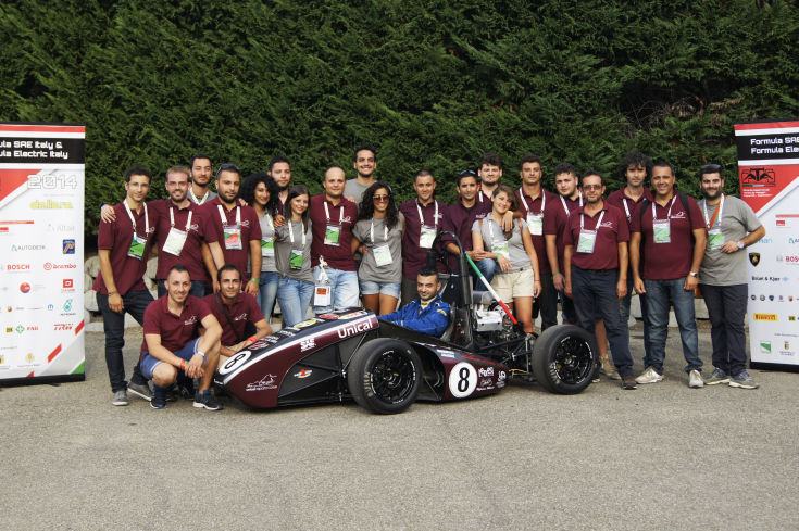 La Squadra Corse dell'Unical presenta la nuova auto che gareggerà in ''Formula SAE'' 74 unical