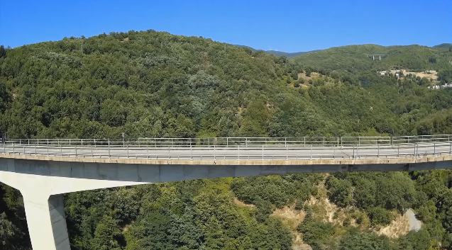 (VIDEO) Viadotto di Celico, monitoraggio notturno dell'Anas. Le criticità del "Cannavino" viste dal drone 53 Viadotto Cannavino2
