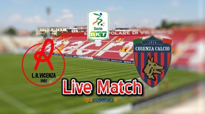 Vicenza Cosenza diretta