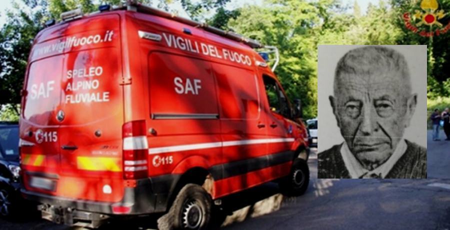 Vigili del del fuoco SAF carmine spadafora anziano