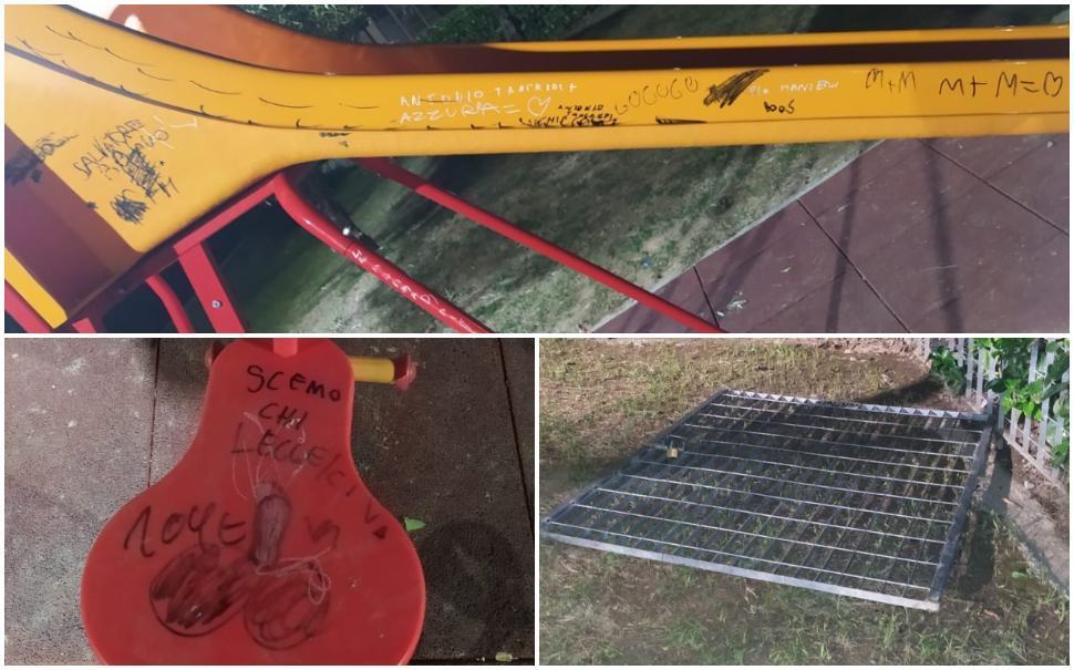 Villetta Cassano vandalizzata