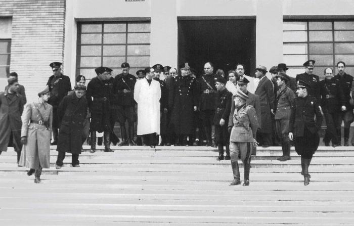 Visita ufficiale segretario nazionale pnf al nuovo Ospedale 1939
