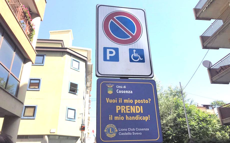 Vuoi il mio posto prendi il mio handicap