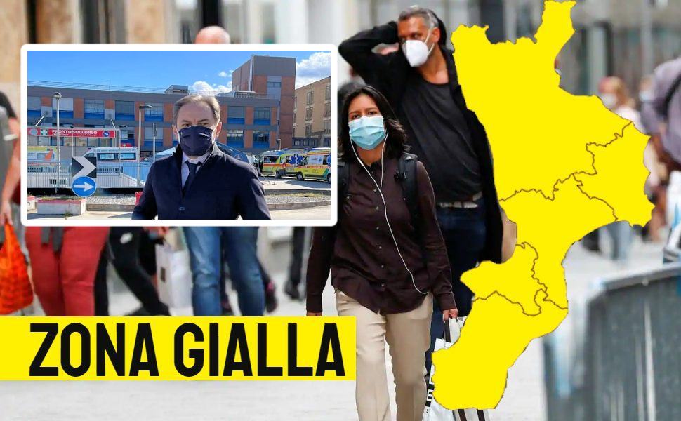 Calabria in zona gialla "posti in terapia intensiva identici ad un anno fa" 51 Zona Gialla Calabria Graziano Di Natale