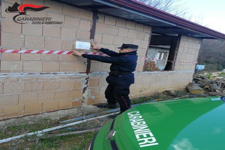 Abusivismo edilizio nel cosentino, sigilli a una struttura 51 abusivismo torano 1