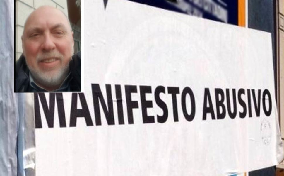 Campagna elettorale "inquinante", VAS: «non votate chi crea danno all'ambiente» 51 affissione abusiva manifesti VAS