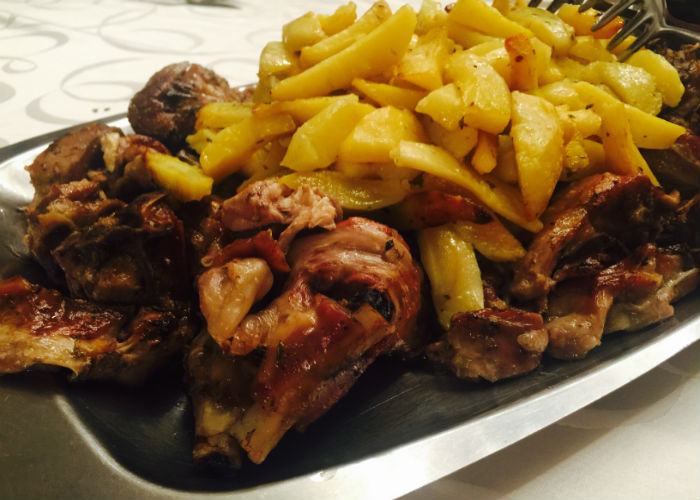 agnello con patate