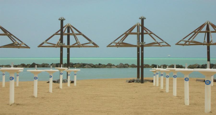 allestimento lidi balneari coronavirus