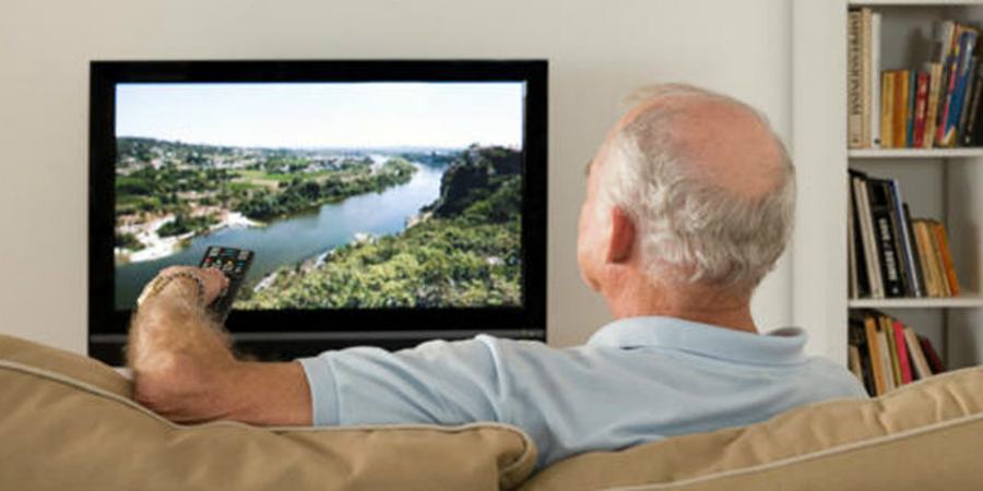 anziani e tv