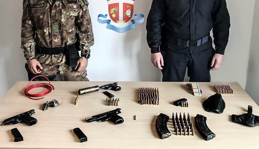 armi cimina rc sequestro carabinieri