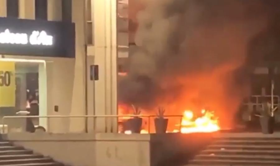 auto fiamme piazza matteotti