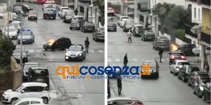 auto incendiata ciro Russo reggio calabria