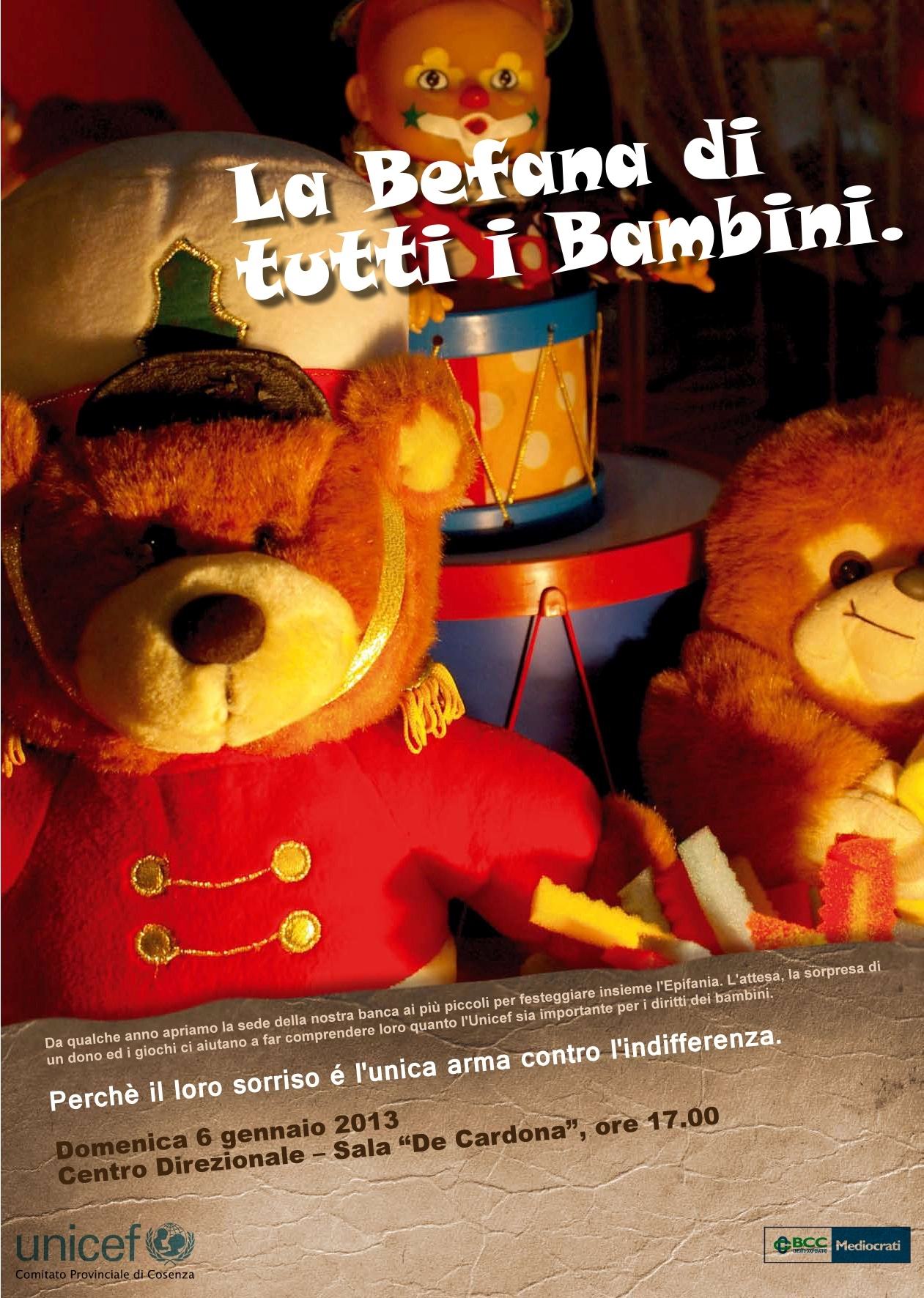BCC Mediocrati : Unicef per la Befana 2013 51 b995b92925958490d0a86f344edf59cb