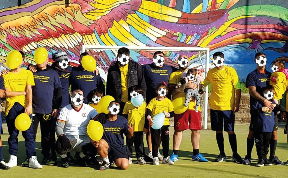 bambini senza sbarre partita con papa