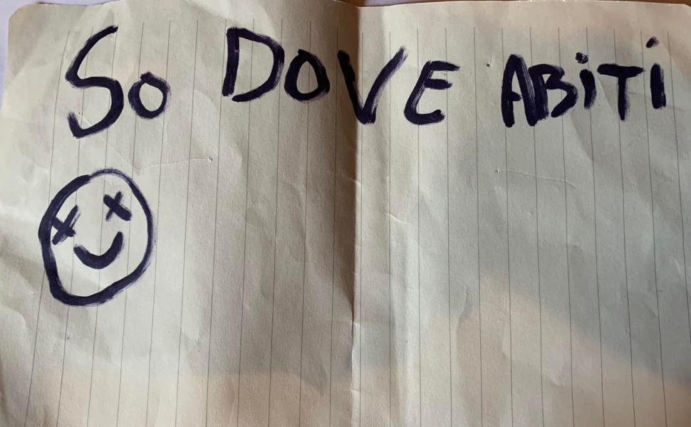 Castrovillari, avvocato intimidito con un biglietto: "so dove abiti" 51 biglietto riccardo rosa castrovillari