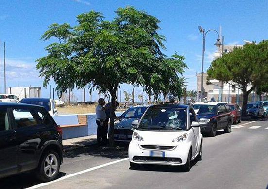 bimba investita fuscaldo