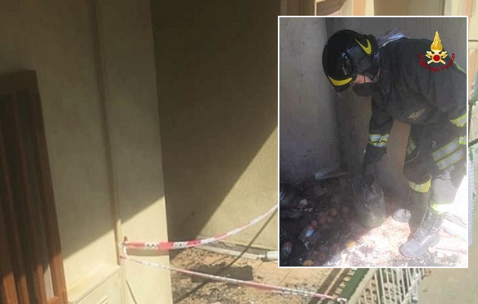 bombola del gas scoppio