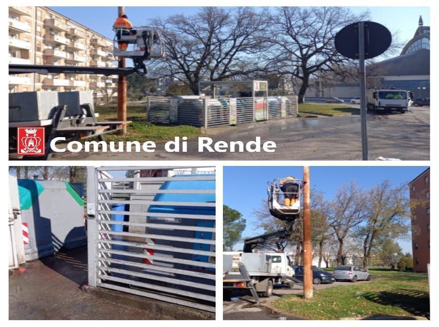 Rifiuti a Rende, bonificate le isole ecologiche. Il monito: "multe ai trasgressori" 77 bonifica rende 1