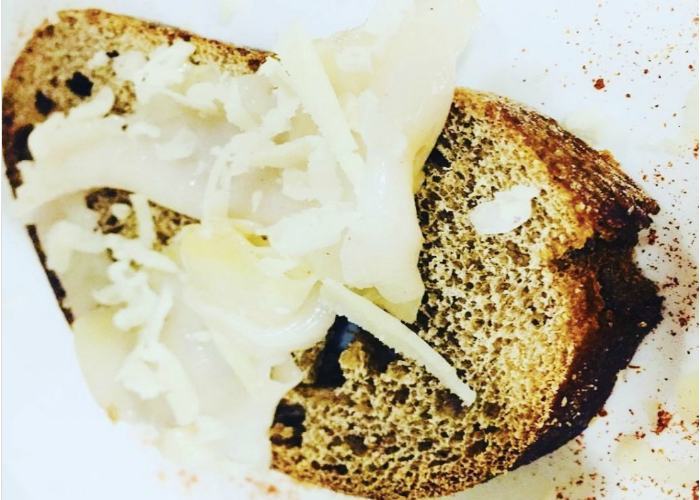 bruschetta lardo e miele