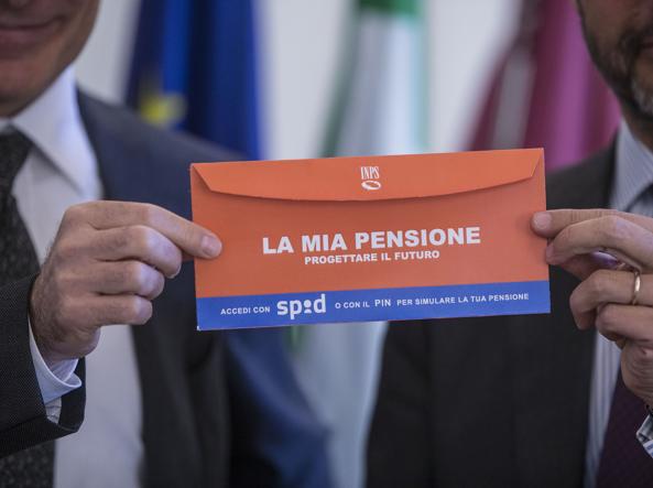 busta arancione inps pensioni