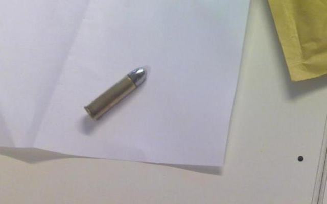 busta con proiettile