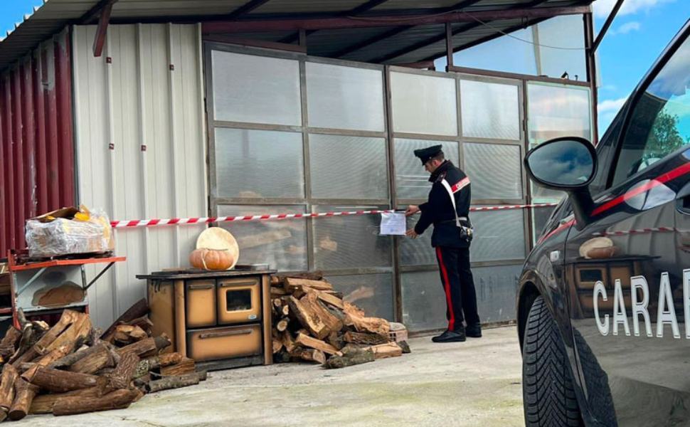 carabinieri borgia capannone