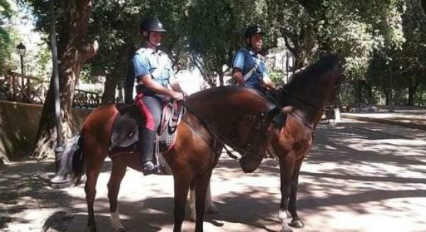 I Carabinieri di Roma arrivano in Calabria: controlli a cavallo nel centro di Cosenza 51 carabinieri cavallo