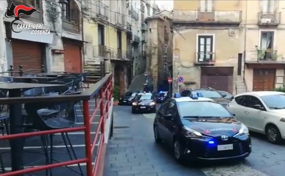 cocaina centro storico Cosenza