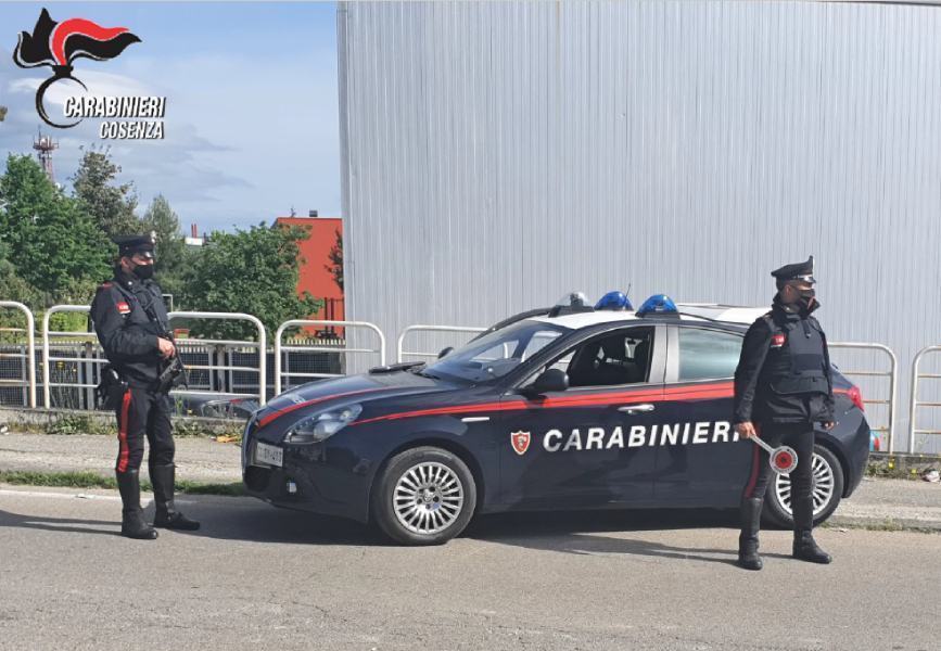 carabinieri cosenza posto controllo