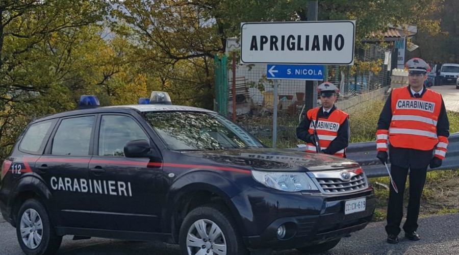 carabinieri di Aprigliano