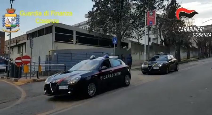 carabinieri finanza ospedale cosenza