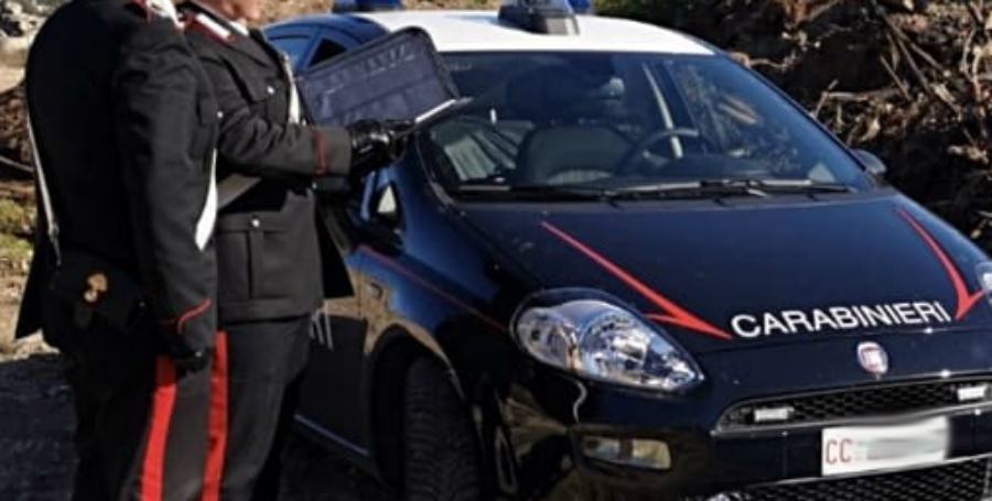 carabinieri incendio rifiuti 1