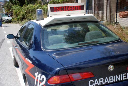 carabinieri incidente