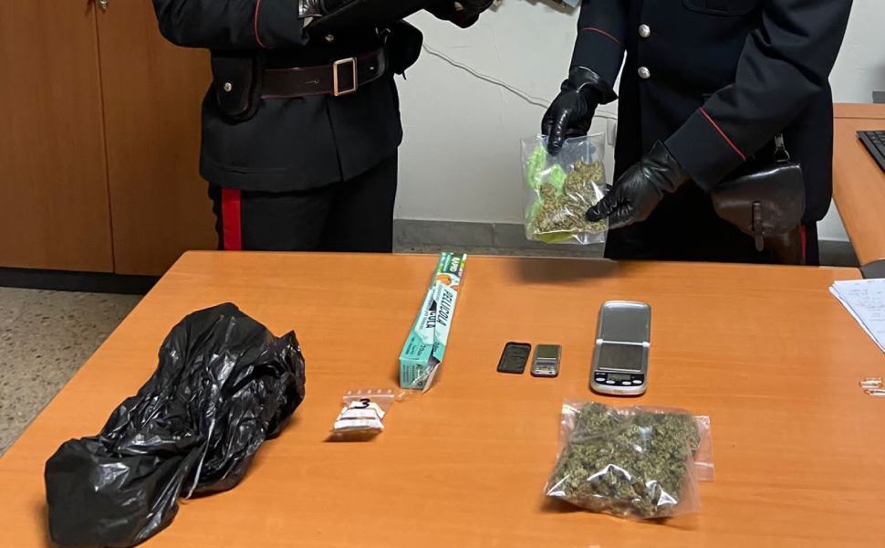 carabinieri marijuana bisignano cosenza
