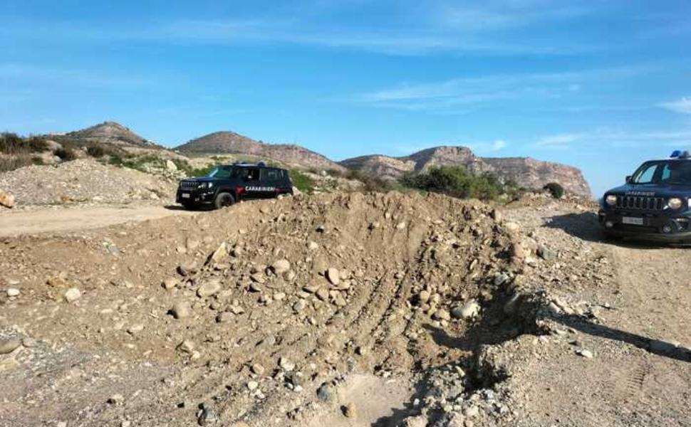 carabinieri materiale inerte sequestro